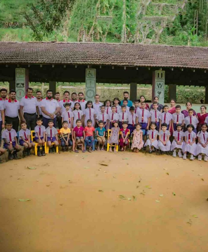 Donation of school supplies to the students at Kanawarella Maha Vidyalaya